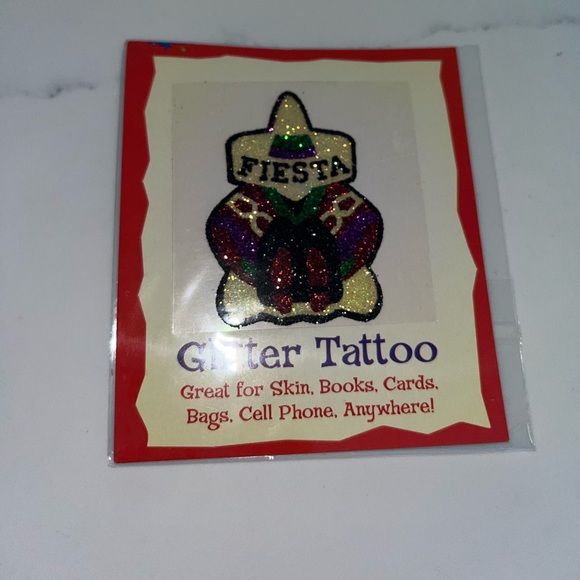 NWOT 7 glitter tattoos for your skin, books, phone, bags, cards, anywhere! - Picture 4 of 10